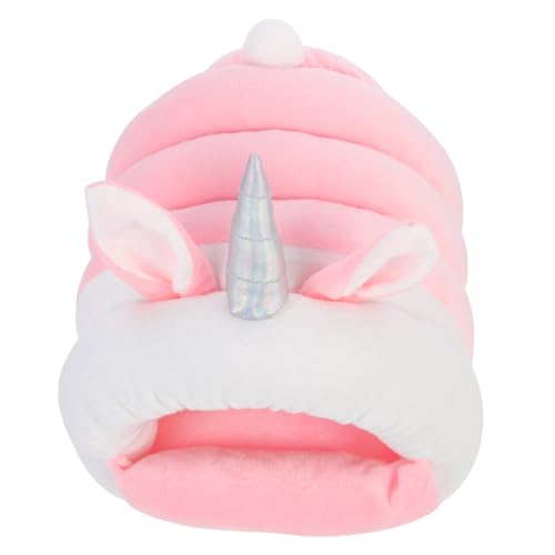 HAPINARY Kleintier Schlafnest Warmes Kuschelbett aus Weichem Material für Meerschweinchen Hamster Igel und Frettchen Einhorn Design von HAPINARY