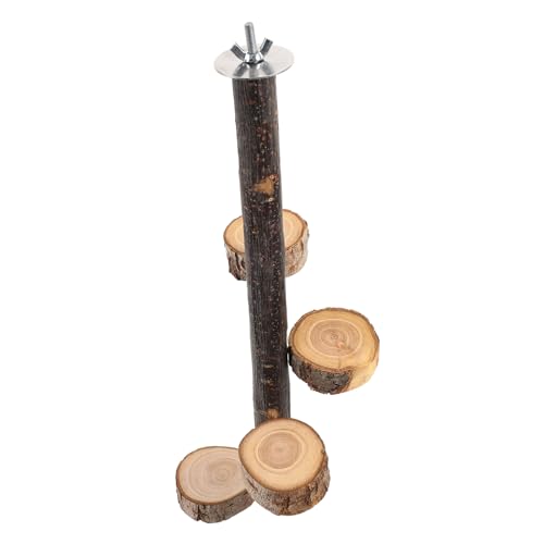 HAPINARY Holz rotierenden Plattform Vogel Barsch Montieren Hamster Spielzeug Papagei Käfig Zubehör HAPINARY Holz rotierenden Plattform Vogel Barsch Montieren Hamster Spielzeug Papagei Käfig Zubehör von HAPINARY