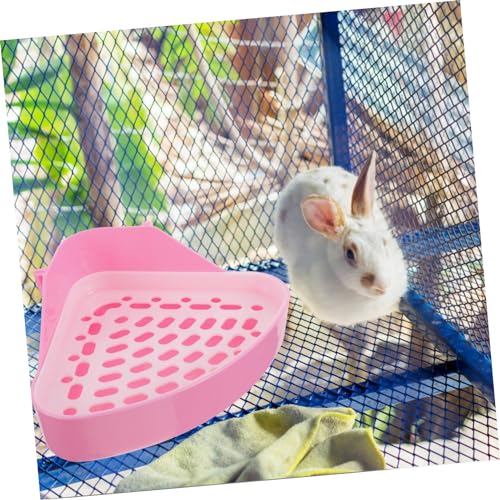 HAPINARY Kleintier Toilette Dreieckig aus Robustem Welpen und Kaninchen Töpfchentrainer für Meerschweinchen Hamster und Chinchilla Langlebig und Leicht zu Reinigen für Innen und HAPINARY Kleintier Toilette Dreieckig aus Robustem Welpen und Kaninchen Töpfchentrainer für Meerschweinchen Hamster und Chinchilla Langlebig und Leicht zu Reinigen für Innen und von HAPINARY
