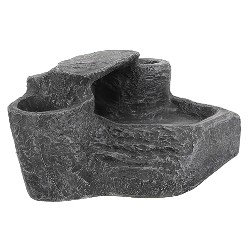 HAPINARY Kletter Und Sonnenbecken Für Schildkröten, Leuchtende Schildkrötenrampe, Zarte Sonnenplattform, Futterbecken Für Schildkröten Aus Kunstharz, Zarte Schildkrötenplattform, von HAPINARY