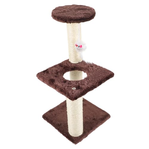 HAPINARY Klettergerüst Für Katzen Seil Für Katzenkratzbaum Kratzschutz Für Katzen Kratzbäume Aus Sisal Mit Teppich Ausgelegt Sisalkratzen Im Freien Kaktuskatze Couchkatze Coffee Flanell HAPINARY Klettergerüst Für Katzen Seil Für Katzenkratzbaum Kratzschutz Für Katzen Kratzbäume Aus Sisal Mit Teppich Ausgelegt Sisalkratzen Im Freien Kaktuskatze Couchkatze Coffee Flanell von HAPINARY