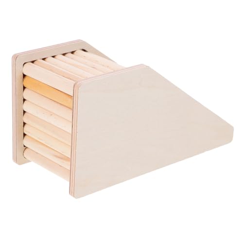HAPINARY Kletterleiter aus Holz für Kleintiere Multifunktionales für Hamster und Meerschweinchen und Sicher für Käfiggestaltung und Bewegung Einfache Platzsparend Natürliche Holzoptik von HAPINARY
