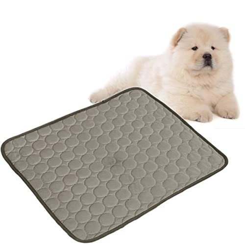 HAPINARY Kühlkissen Für Haustiere Selbstkühlende Hundedecke Sommer-haustierdecke Atmungsaktives Mesh-Grund Kaffee Für Hunde Katzen Und Welpen von HAPINARY