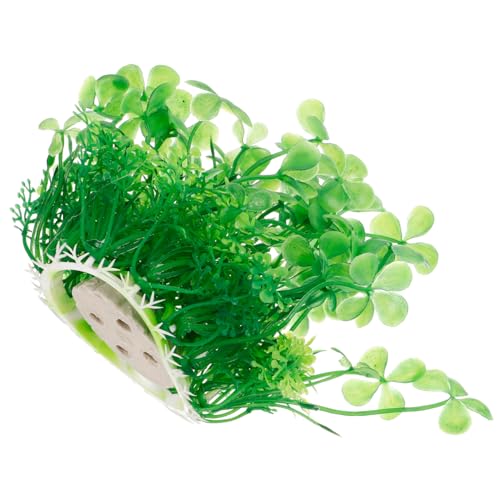 HAPINARY Künstliche Wasserpflanze Für Aquarien St Patricks Day Dekoration Lebensechte Kunststoffpflanze Langlebig Keine Verformung Farbenfroh Für Fischbecken-Dekoration von HAPINARY