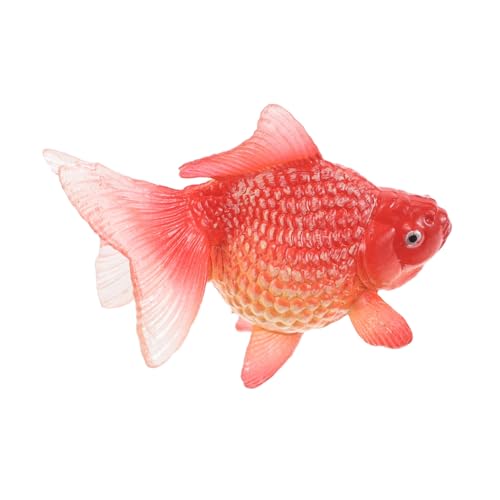 HAPINARY Künstlicher Goldfisch Aquarium Dekoration Schwimmendes Plastikfischmodell Realistisches Fischspielzeug für Kognitiven Entwicklung und Familieninteraktion von HAPINARY
