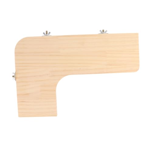 HAPINARY Durable Förmige Holz-Pedal-Spielzeug Für Kleintiere Große Plattform Für Hamster Chinchillas Und Andere Kleine Haustiere Sicher Und Unterhaltsam Für Spiel Und Entspannung von HAPINARY