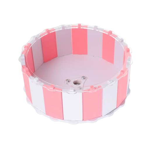 HAPINARY Laufrad für Hamster hamsterspielzeug Hamster Spielzeug kleines Tierlaufrad Hamster-Übungsspielzeug Gehhilfe Dekoration Kleintiertrainer Hamsterrad Spielzeug groß schmücken Maus PVC von HAPINARY