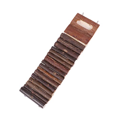 HAPINARY Holzleiter Spielzeug Für Hamster Papageien Vögel Klettern Und Schaukeln Naturholz Kauspielzeug 7 cm X 27 cm HAPINARY Holzleiter Spielzeug Für Hamster Papageien Vögel Klettern Und Schaukeln Naturholz Kauspielzeug 7 cm X 27 cm von HAPINARY
