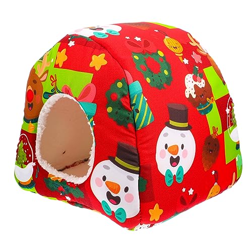 HAPINARY Meerschweinchen Haus Schlafbett Warmes Nest Winter Versteck Spielzeug Für Haustiere Platzieren HAPINARY Meerschweinchen Haus Schlafbett Warmes Nest Winter Versteck Spielzeug Für Haustiere Platzieren von HAPINARY