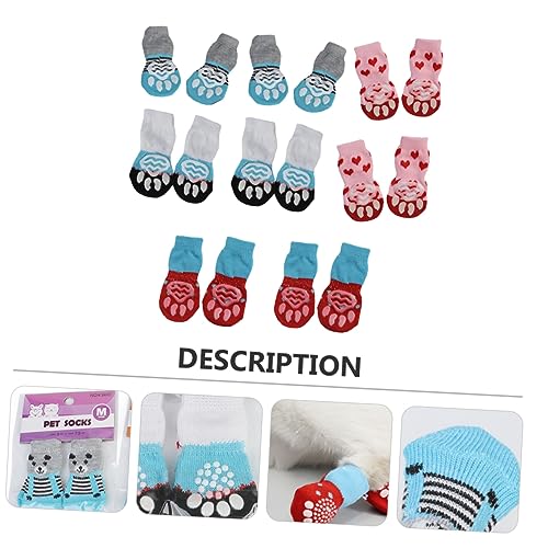 HAPINARY Süße Modische Haustiersocken für Katzen und Hunde 16 Stück/8 Paar Warme Socken Unbequem für Haustiere HAPINARY Süße Modische Haustiersocken für Katzen und Hunde 16 Stück/8 Paar Warme Socken Unbequem für Haustiere von HAPINARY