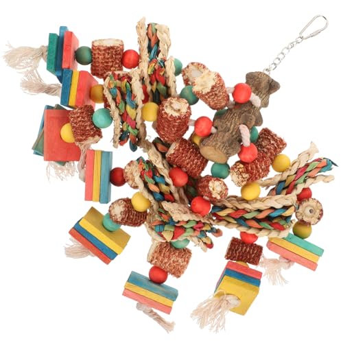 HAPINARY Vogelspielzeug Holzblöcke Mehrfarbig Kauspielzeug Für Sittiche Nymphensittiche Papageien Haustier Spielzeug Vogel-kauspielzeug Große Vögel HAPINARY Vogelspielzeug Holzblöcke Mehrfarbig Kauspielzeug Für Sittiche Nymphensittiche Papageien Haustier Spielzeug Vogel-kauspielzeug Große Vögel von HAPINARY