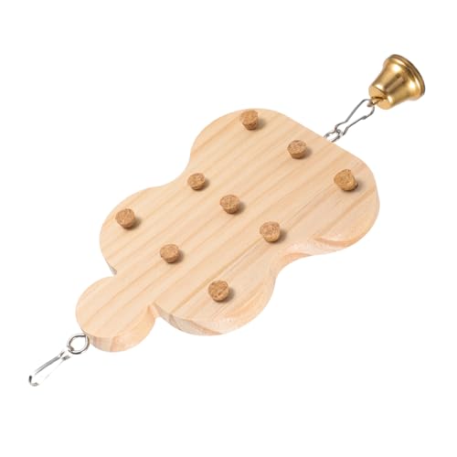 HAPINARY Papagei Spielzeug Vogel Kauen Spielzeug Glocke Hängen Vogel Spielzeug Ergonomisches Design für Papagei Schnabel Schleifen HAPINARY Papagei Spielzeug Vogel Kauen Spielzeug Glocke Hängen Vogel Spielzeug Ergonomisches Design für Papagei Schnabel Schleifen von HAPINARY