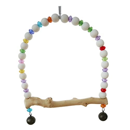 HAPINARY Papagei Spielständer Vogelschaukel Vogel Hängeschaukel Papagei Ständer Vogel Kletterschaukel Sicheres Holz Vogel Spielzeug HAPINARY Papagei Spielständer Vogelschaukel Vogel Hängeschaukel Papagei Ständer Vogel Kletterschaukel Sicheres Holz Vogel Spielzeug von HAPINARY