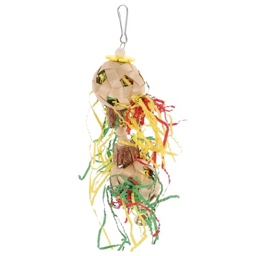 HAPINARY Papageien Beißspielzeug, Praktisches Vogelspielzeug, Großes Vogelspielzeug, Sittichkäfig Zubehör, Haustierspielzeug, Käfig Hängespielzeug, Vogel Hängespielzeug, Lustiges von HAPINARY