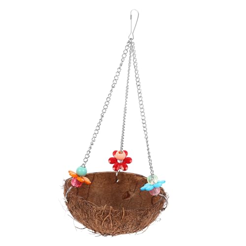 HAPINARY Kokosnuss Vogelnest Hängend Natürliches Vogelhaus Schlafnest Für Papageien Und Vögel Dekorativer Vogelkäfig Vogelschaukel Für Draußen HAPINARY Kokosnuss Vogelnest Hängend Natürliches Vogelhaus Schlafnest Für Papageien Und Vögel Dekorativer Vogelkäfig Vogelschaukel Für Draußen von HAPINARY