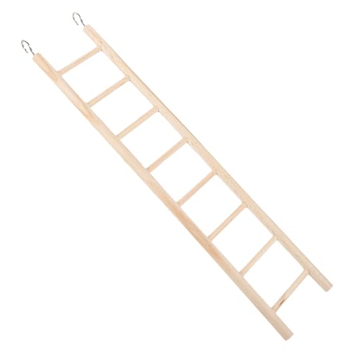 HAPINARY Holz Vogelleiter Für Papageien Sittiche Vogel Spielzeug Kletterspielplatz Vogelständer Vogelleiterbrücke Käfigspielzeug Vogeltrainingsspielzeug von HAPINARY