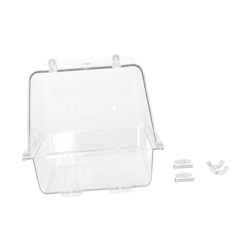 HAPINARY Parrot Bird Bath Mit Haken Transparente Tragbare Vogelbadewanne Für Käfige Für Wellensittiche Und Kleine Vögel Aus Robustem Installieren Vielseitig Einsetzbar Als Bad Oder HAPINARY Parrot Bird Bath Mit Haken Transparente Tragbare Vogelbadewanne Für Käfige Für Wellensittiche Und Kleine Vögel Aus Robustem Installieren Vielseitig Einsetzbar Als Bad Oder von HAPINARY