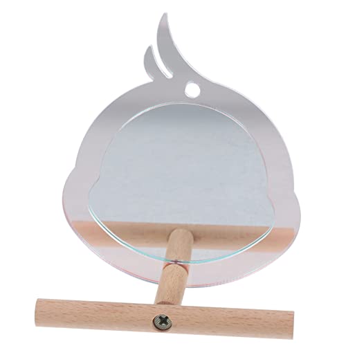 HAPINARY Papagei Spielzeug für Sittiche Papagei Training Sitzstange Spiegel Vogelkäfig Sitzstange Einzigartige Papagei Spielzeug HAPINARY Papagei Spielzeug für Sittiche Papagei Training Sitzstange Spiegel Vogelkäfig Sitzstange Einzigartige Papagei Spielzeug von HAPINARY