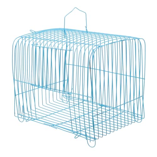 HAPINARY Papageienkäfig Käfige Haustiertor Hamsterkäfig Hühnerstall Käfignetz Vogelkäfig Birdcage vogeltränke käfig Vogelträger für die Reise Reiseträger für Vögel Stahldraht Sky-Blue HAPINARY Papageienkäfig Käfige Haustiertor Hamsterkäfig Hühnerstall Käfignetz Vogelkäfig Birdcage vogeltränke käfig Vogelträger für die Reise Reiseträger für Vögel Stahldraht Sky-Blue von HAPINARY