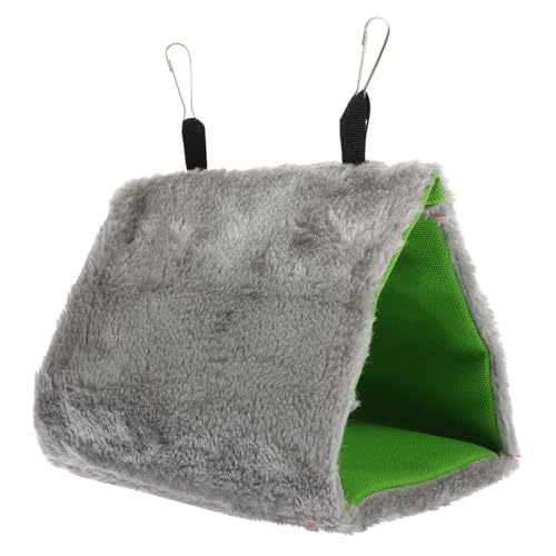 HAPINARY Parrot Hammock Für Vögel Weiche Und Bequeme Hängematte Aus Plüsch Als Schlafplatz Für Papageien Sittiche Und Andere Haustiervögel Einfache Installation Mit Doppelten von HAPINARY