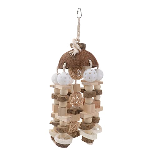 HAPINARY Spielzeug für Vogelsittiche natürliches Holz zum Aufhängen Kauspielzeug für Papageien Vogelkäfigspielzeug sicher und langlebig für die Gesundheit und das Glück von Hausvögeln HAPINARY Spielzeug für Vogelsittiche natürliches Holz zum Aufhängen Kauspielzeug für Papageien Vogelkäfigspielzeug sicher und langlebig für die Gesundheit und das Glück von Hausvögeln von HAPINARY