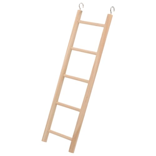 HAPINARY Holzleiter Vogelkäfig Kletterspielzeug Kleintiere Vogelbeißleiterelemente Hölzernes Kauspielzeug Für Sittiche Papageien Innenbereich HAPINARY Holzleiter Vogelkäfig Kletterspielzeug Kleintiere Vogelbeißleiterelemente Hölzernes Kauspielzeug Für Sittiche Papageien Innenbereich von HAPINARY