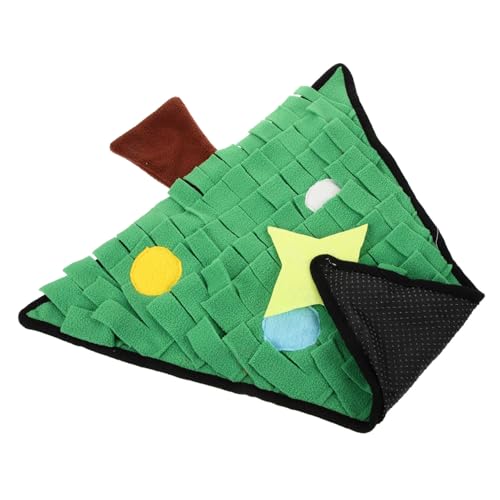 HAPINARY Hund Schnüffelmatte Weihnachtsthema Haustier Futtersuche Pad Langsam Feeder Waschbar Robustes Material Lint HAPINARY Hund Schnüffelmatte Weihnachtsthema Haustier Futtersuche Pad Langsam Feeder Waschbar Robustes Material Lint von HAPINARY