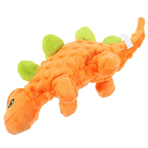 HAPINARY Robuster quietschender Hundeball in Dino-Form aus weichem Plüsch lustiges Quietschvergnügen für Welpen HAPINARY Robuster quietschender Hundeball in Dino-Form aus weichem Plüsch lustiges Quietschvergnügen für Welpen von HAPINARY