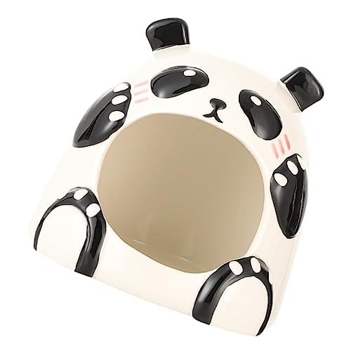 HAPINARY Meerschweinchennest Großes Keramik-Panda- Gemütliches Zuhause Für Hamster Chinchilla Modisches Design HAPINARY Meerschweinchennest Großes Keramik-Panda- Gemütliches Zuhause Für Hamster Chinchilla Modisches Design von HAPINARY