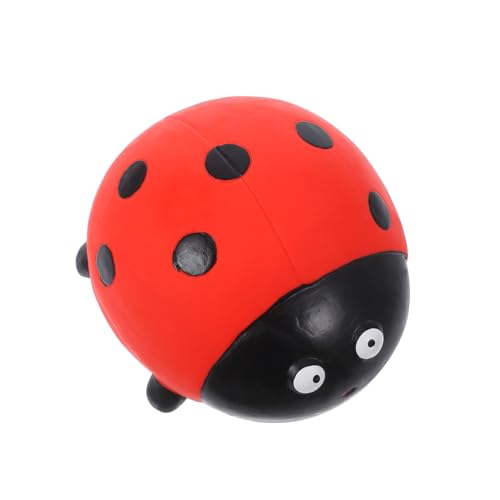 HAPINARY Latex Hundespielzeug Quietschfigur Marienkäfer Zum Kauen Und Kauen Für Welpen Backenzahn Training Langlebig von HAPINARY