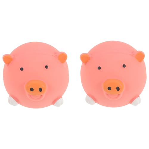 HAPINARY 2er Packung Cartoon Form Zahnpflege Spielzeug Quietschende Welpen Spielzeug Lustig HAPINARY 2er Packung Cartoon Form Zahnpflege Spielzeug Quietschende Welpen Spielzeug Lustig von HAPINARY