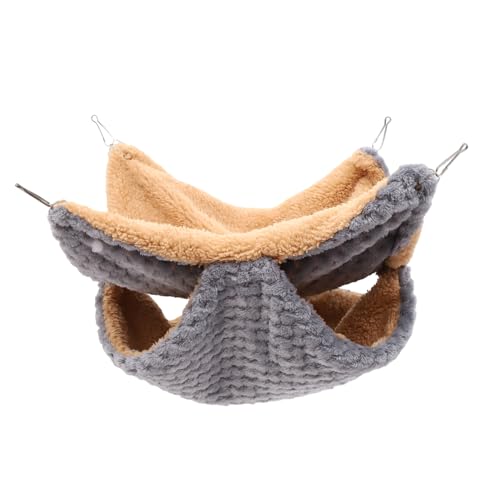 HAPINARY Hängematte für Chinchillas Meerschweinchen Hängemattenbett weiches warmes Nest für den Käfig Kleiner Haustiere sicher einfach zu verwenden HAPINARY Hängematte für Chinchillas Meerschweinchen Hängemattenbett weiches warmes Nest für den Käfig Kleiner Haustiere sicher einfach zu verwenden von HAPINARY