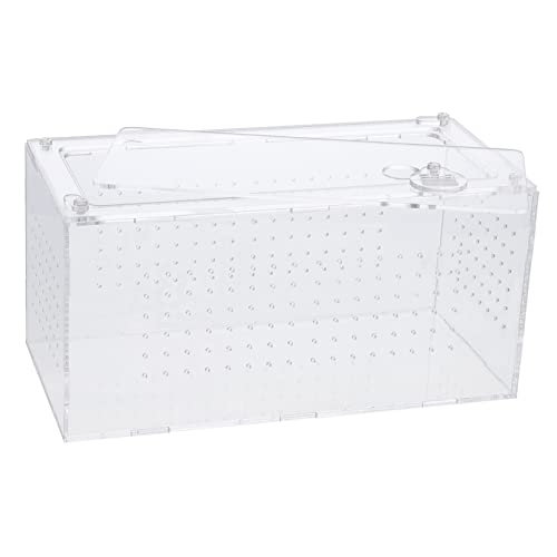 HAPINARY Reptilien Terrarium Zur Fütterung Von Schlangenkäfigen, Reptilienbedarf, Transparenter Schlangenkäfig, Multifunktionaler Cricket Keeper, Professioneller Schlangenkäfig, von HAPINARY