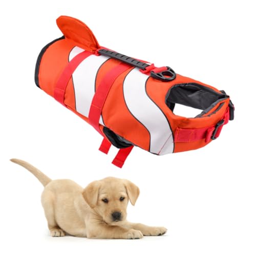 HAPINARY Rettungsweste Für Haustiere Kleine Weste Groß Kühlung Hund Welpe Flotation Kleidung Baden Rettungsring Für Haustiere Orange HAPINARY Rettungsweste Für Haustiere Kleine Weste Groß Kühlung Hund Welpe Flotation Kleidung Baden Rettungsring Für Haustiere Orange von HAPINARY