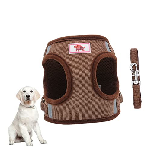 HAPINARY Reflektierender Brustgurt für Welpen Hundeweste Geschirr-Set Haustiergeschirr Weste Geschirr Hundeweste Geschirr und Leine HAPINARY Reflektierender Brustgurt für Welpen Hundeweste Geschirr-Set Haustiergeschirr Weste Geschirr Hundeweste Geschirr und Leine von HAPINARY