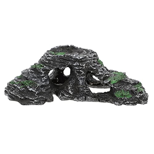 HAPINARY Schildkrötenterrasse, Aquariumdekoration, Sonnenplattform Für Wasserschildkröten, Ruheplattform Für Schildkröten, Zubehör Für Wasserschildkrötenbecken, Steingarten von HAPINARY