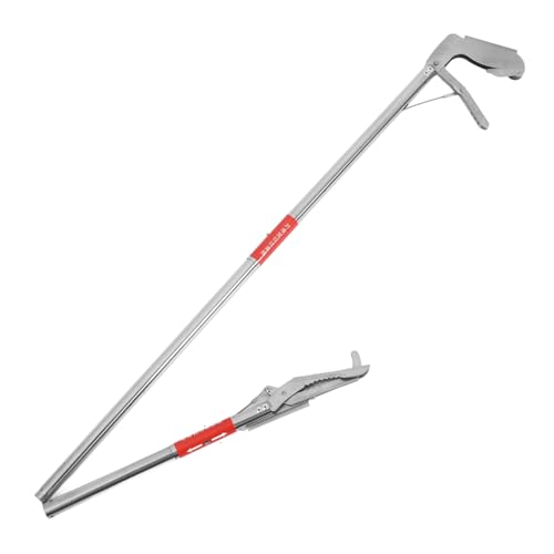 HAPINARY Schlangengreifer-schlangenzange Klapperschlangenfänger Werkzeug Zur Handhabung Breiter Backen Schlangenclip Aal Klemme Schlangenhaken Schlangengriff Silver Rostfreier Stahl HAPINARY Schlangengreifer-schlangenzange Klapperschlangenfänger Werkzeug Zur Handhabung Breiter Backen Schlangenclip Aal Klemme Schlangenhaken Schlangengriff Silver Rostfreier Stahl von HAPINARY