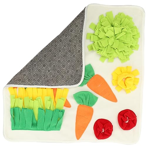HAPINARY Futtermatte Für Hasen Schnüffelunterlage Für Kaninchen Matte Zum Langsamen Füttern Haustier-kaninchenspielzeug Trainingsunterlage Für Hasen von HAPINARY