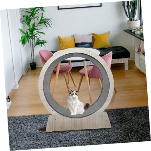 HAPINARY Silent Verschleißfeste Katzentrainingsmatte Rutschfestes Laufband Ersatzpolster für Indoor Katzen Geräuschdämpfend Komfortabel Langlebig für Katzenlaufräder und Fitnessgeräte zu von HAPINARY
