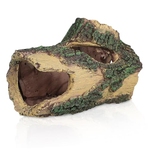 HAPINARY Simuliertes Rindenloch, Fischtank Dekoration, Versteckhöhle Für Kleintiere, Aquarium Versteck, Fischversteck, Aquarium, Garnelenversteck, Reptilien Baumrindenhöhle, von HAPINARY