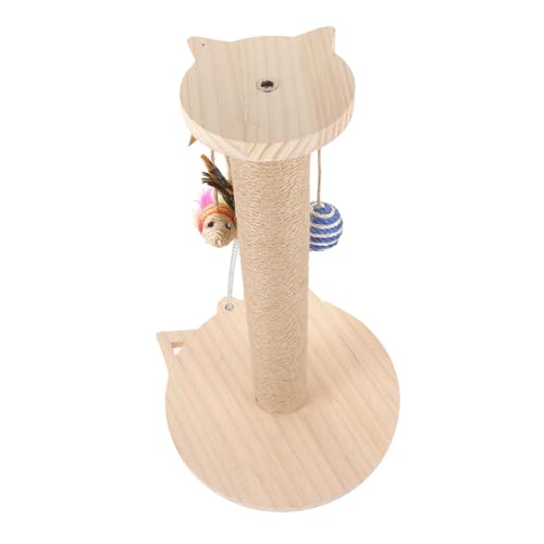 HAPINARY Kratzbaum Für Katzen Mit Teaser Verschleißfest Und Sicher Haushalt Innenbereich HAPINARY Kratzbaum Für Katzen Mit Teaser Verschleißfest Und Sicher Haushalt Innenbereich von HAPINARY