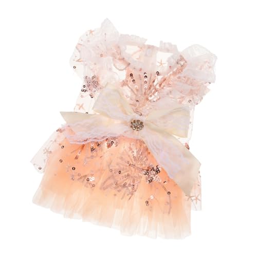 HAPINARY Sommer Haustierkleidung, Hunde Tutu Rock, Haustierkleidung, Atmungsaktiv, Wiederverwendbar, Hundekleid, Hochzeits Hundekleid, Hundekleidung, Kleines Hundekleid, Waschbares von HAPINARY