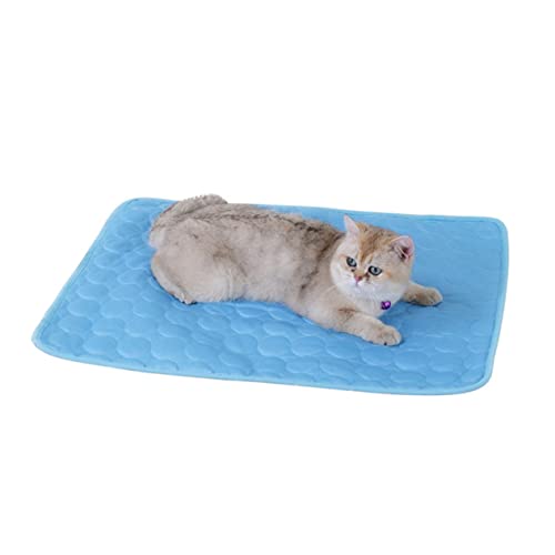 HAPINARY Kühlematte Für Haustiere Atmungsaktive Kühlmatte Für Hunde Und Katzen Sommer-Bett Mit Angenehmer Kühlung Schlafunterlage Für Haustiere von HAPINARY