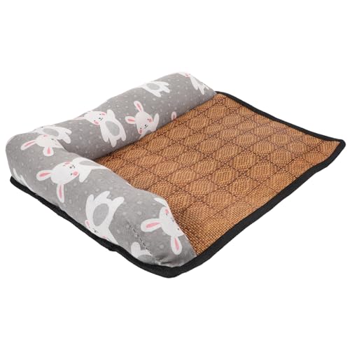 HAPINARY Sommermatte kühlpads kühlkissen kühlende Matte kühlmatte Betten für Hunde Hundebetten -Hundekissen Sommerschlafbett für Hunde Haustier Hundeunterlage Katzenmatte Rattan von HAPINARY