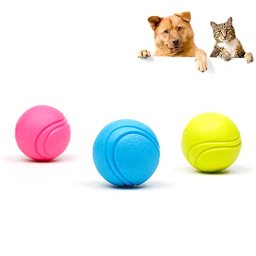 HAPINARY Haustier-spielbälle Für Hunde Welpen Tennisbälle Aus Gummi 4 5 cm Trainings-beißspielzeug Reinigungsspaß Zufällige Farbe HAPINARY Haustier-spielbälle Für Hunde Welpen Tennisbälle Aus Gummi 4 5 cm Trainings-beißspielzeug Reinigungsspaß Zufällige Farbe von HAPINARY