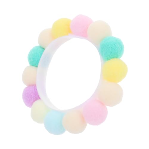 HAPINARY Entzückendes DIY-haustierhalsband Mit Plüschball-Dekoration Verstellbares Cartoon Für Hunde Und Dekoratives Accessoire HAPINARY Entzückendes DIY-haustierhalsband Mit Plüschball-Dekoration Verstellbares Cartoon Für Hunde Und Dekoratives Accessoire von HAPINARY
