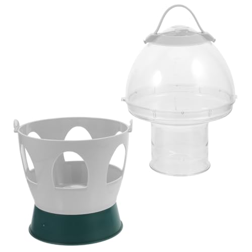 HAPINARY Wasserspender Für Papageien Und Tauben Vogelwasserbehälter Einfache Reinigung Robustes Kunststoffdesign Für Garten Und Haustierhaltung HAPINARY Wasserspender Für Papageien Und Tauben Vogelwasserbehälter Einfache Reinigung Robustes Kunststoffdesign Für Garten Und Haustierhaltung von HAPINARY