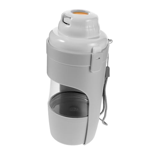 HAPINARY Tragbare Hundetrinkflasche mit Futterbehälter aus Kratzfestem Material Wasserspender und Futternapf für Hunde und Katzen für Reisen und Outdoor Aktivitäten von HAPINARY