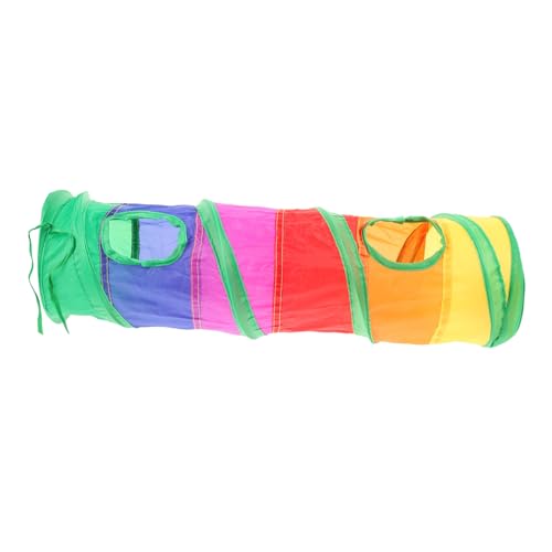HAPINARY Katzentunnel Aus Polyestermaterial Spieltunnel Für Katzen Und Chinchillas HAPINARY Katzentunnel Aus Polyestermaterial Spieltunnel Für Katzen Und Chinchillas von HAPINARY