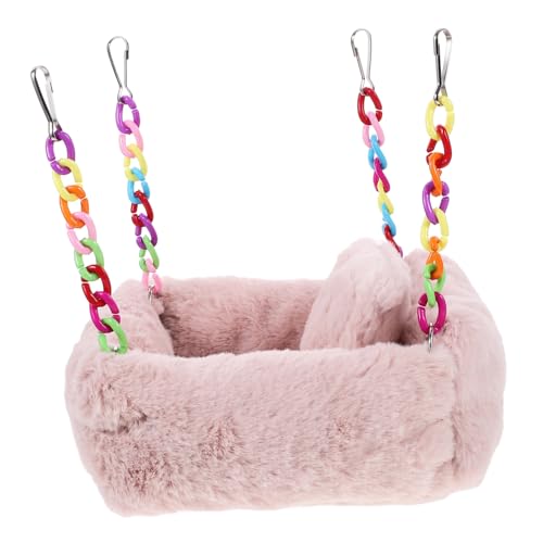 HAPINARY Hamster-stofftier Hängematte Dekorative Bequeme Baumwollmaterial Für Kleine Haustiere Schlafen Warm HAPINARY Hamster-stofftier Hängematte Dekorative Bequeme Baumwollmaterial Für Kleine Haustiere Schlafen Warm von HAPINARY